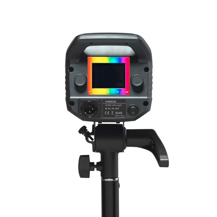 Visico LED-200SR RGB LED Video Light (200W) sa adapterom - 3